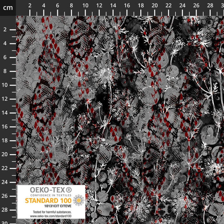 Fine Lines - Red - Stof 4504-023