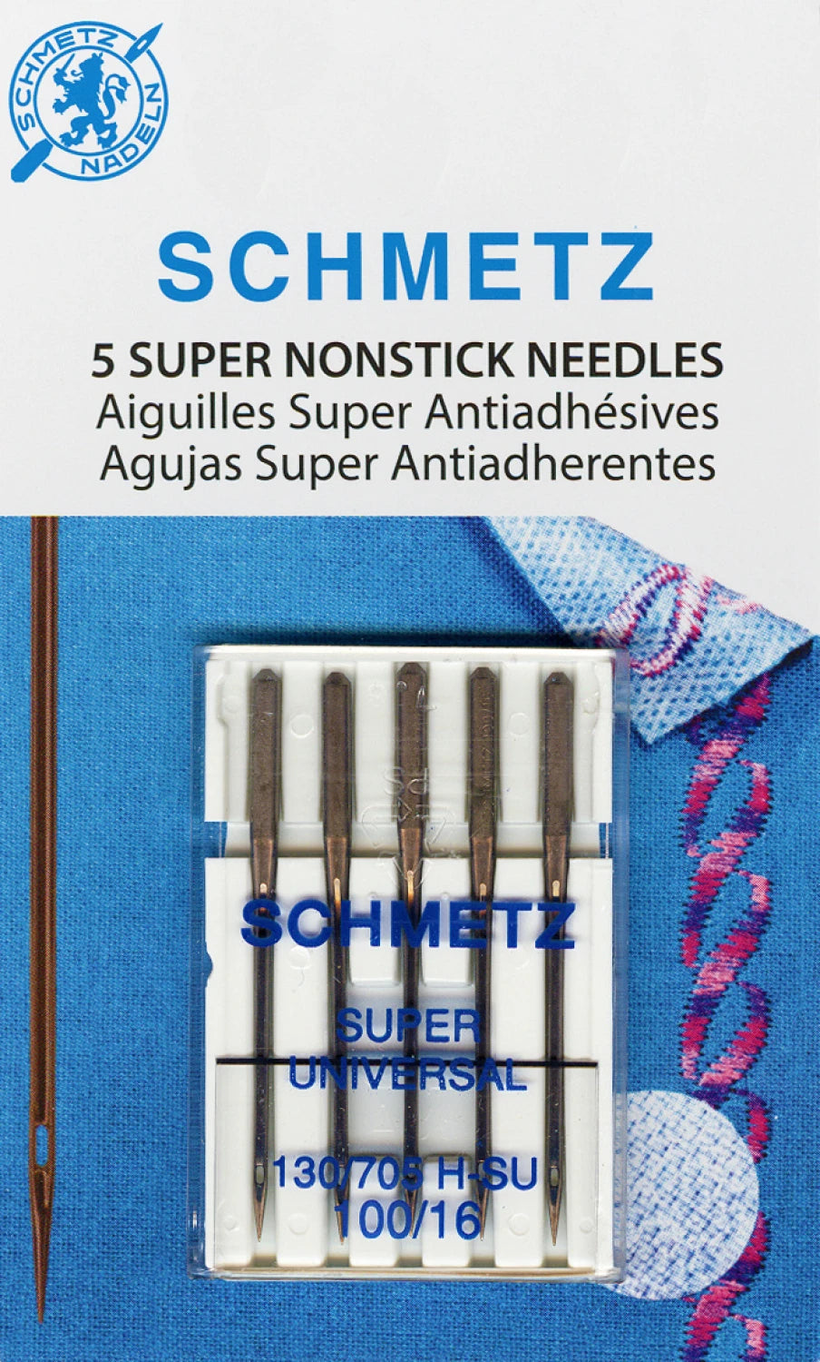 Schmetz Super Nonstick Needles 100/16 (4504)