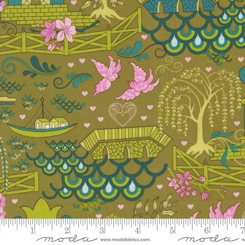 Legendary Love - 45050-17 in Avocado - Sariditty - Moda