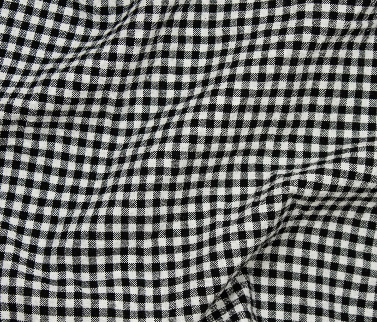 Organic Gingham (55") - Black - Telio