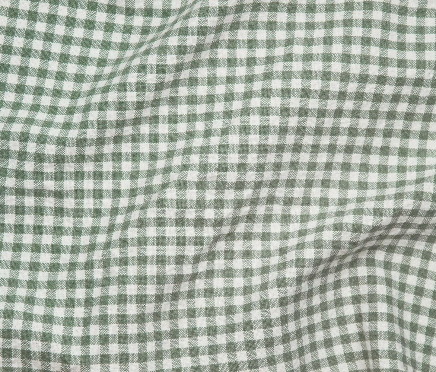 Organic (100% Cotton) Gingham (55") - Sage - Telio
