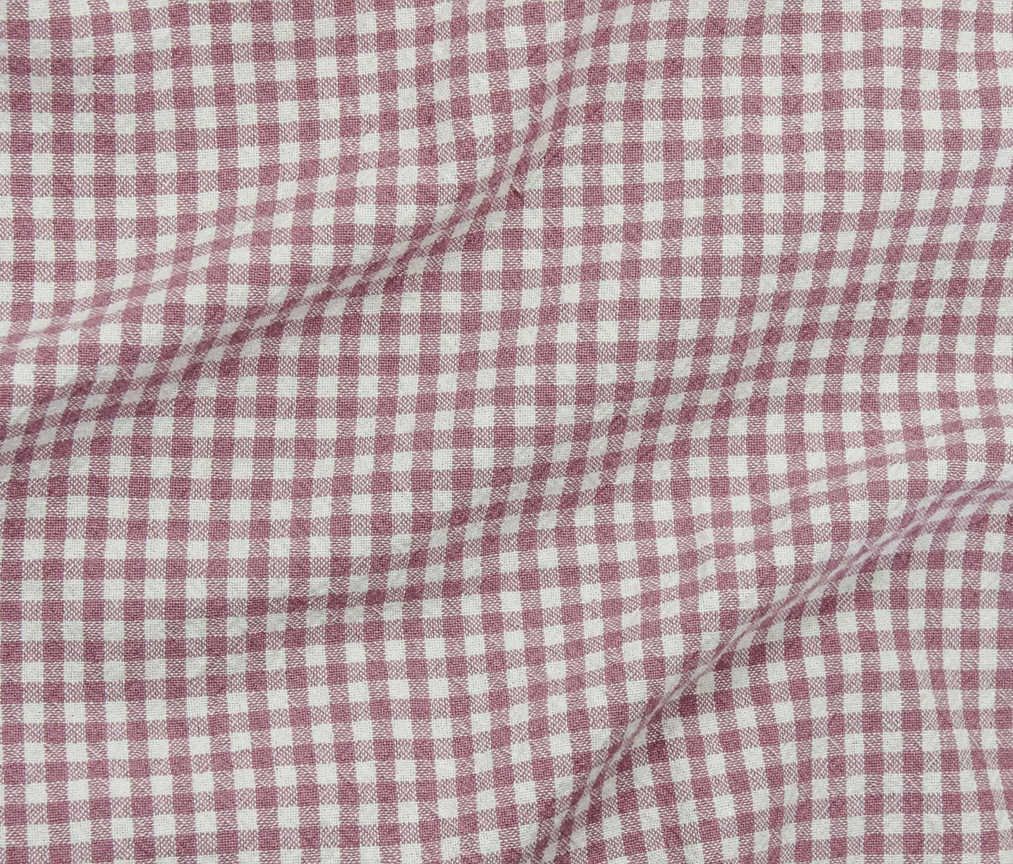 Organic Gingham (55") - Rose Glaze - Telio