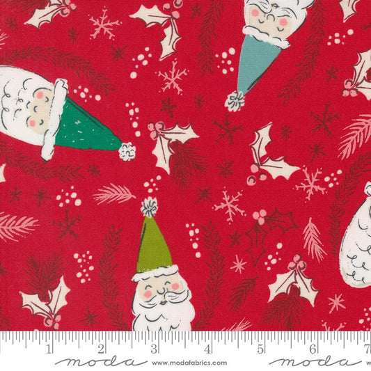 Cozy Wonderland - Jolly St Nick in Berry - Fancy That Design House - Moda (Pre-order: May 2024)