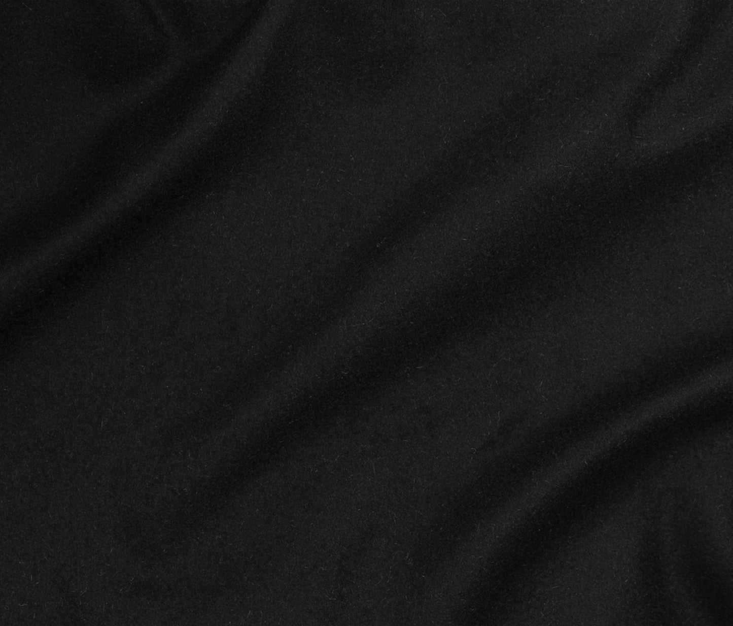 New Melton Wool (59") - Black - Telio