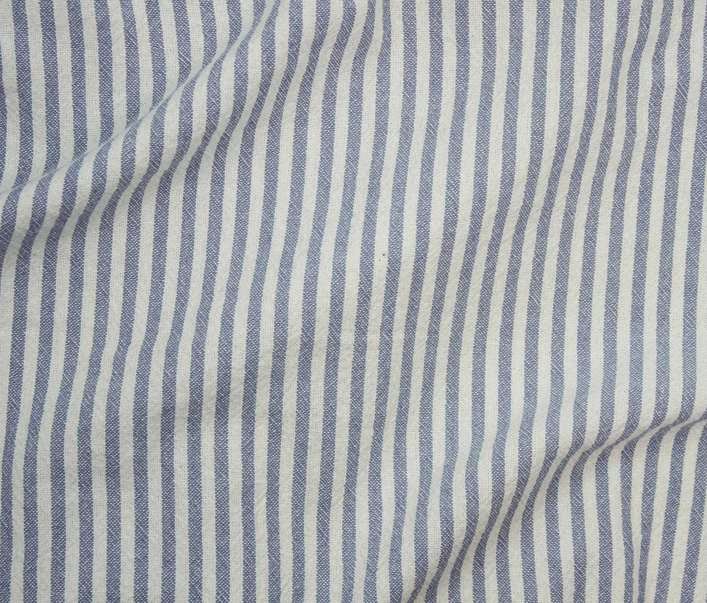 Organic (100% Cotton) Stripes (55") - Blue/White - Telio
