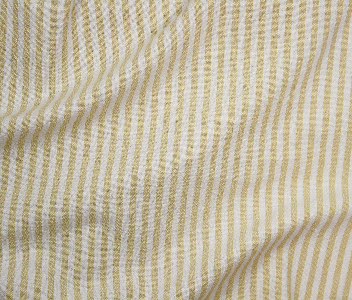 Organic (100% Cotton) Stripes (55") - Beige/White - Telio