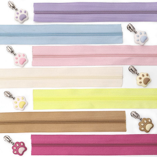 Paws & Pulls Zipper #3 with 10 Zipper Pulls (5yd)