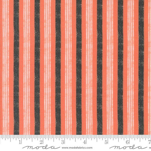 Hey Boo - Boougie Stripe in Soft Pumpkin - Lella Boutique - Moda (Pre-order: May 2024)
