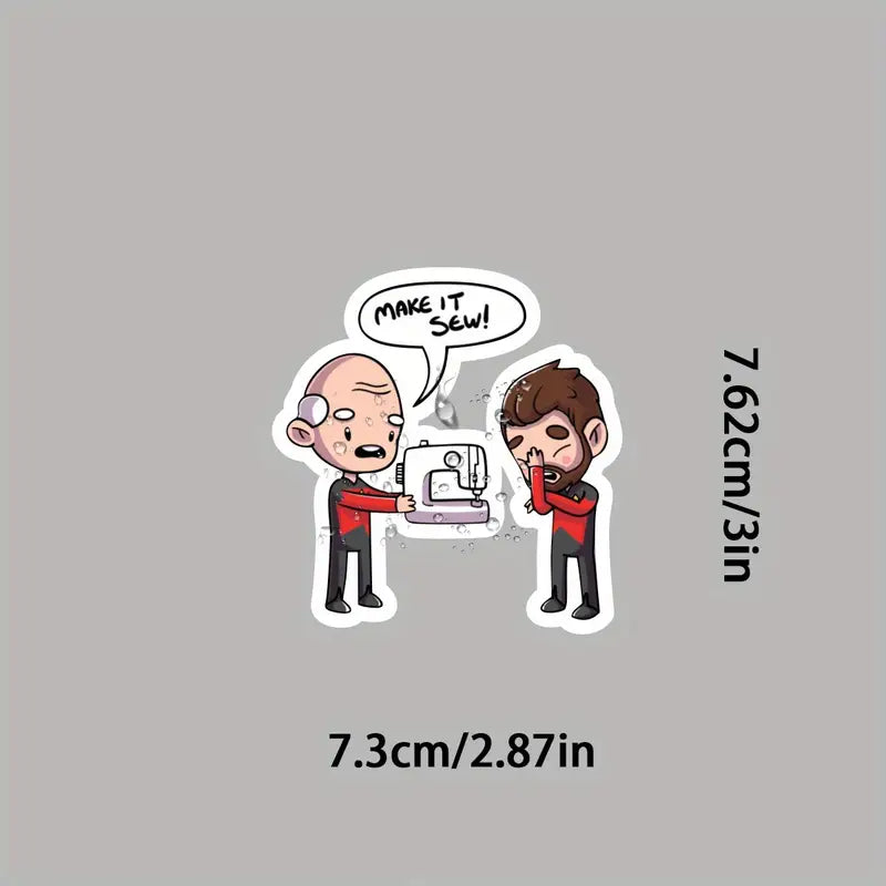 Sew Sticker - Make It Sew! (Large)