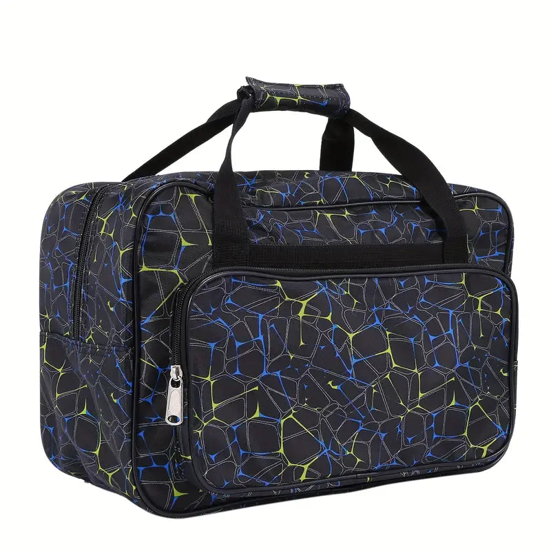 Sewing Machine Travel Bag - Black Geometric
