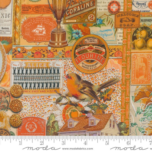 Curated in Color - Collage Patchwork in Orange - Cathe Holden - Moda (Pre-order: May 2024)