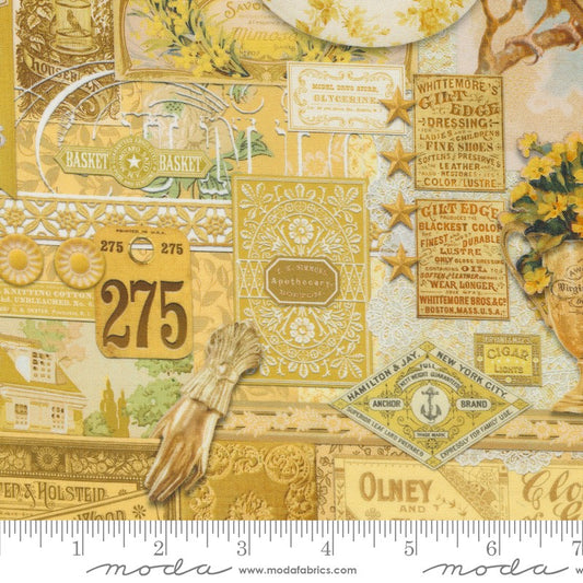 Curated in Color - Collage Patchwork in Yellow - Cathe Holden - Moda (Pre-order: May 2024)
