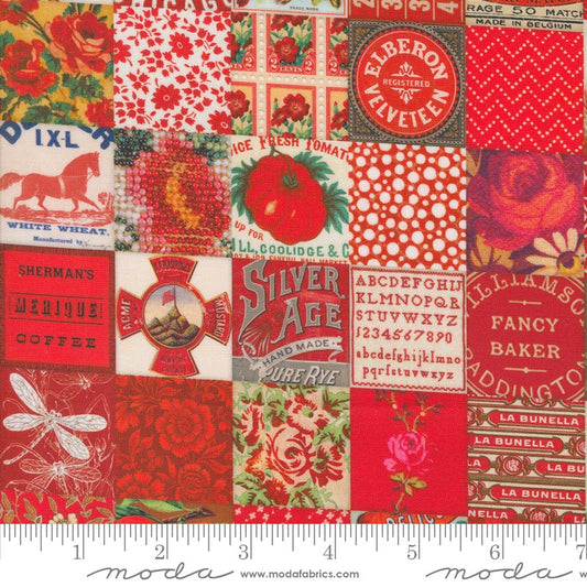 Curated in Color - Patchwork in Red - Cathe Holden - Moda (Pre-order: May 2024)