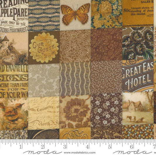 Curated in Color - Patchwork in Brown - Cathe Holden - Moda (Pre-order: May 2024)