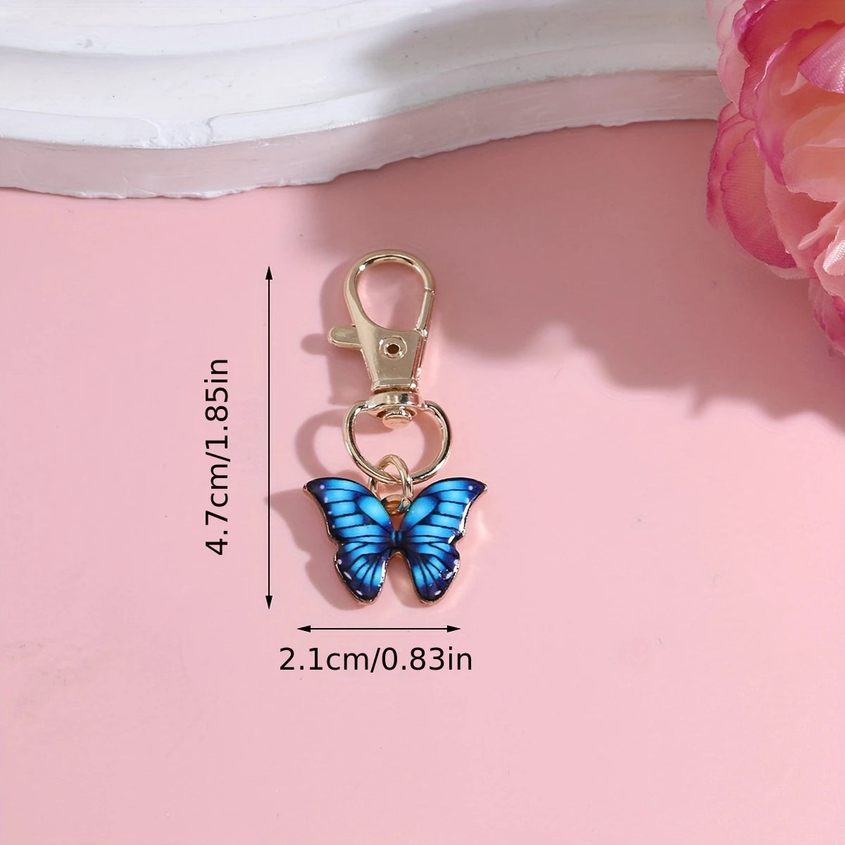 Bright Butterflies Zipper Pull