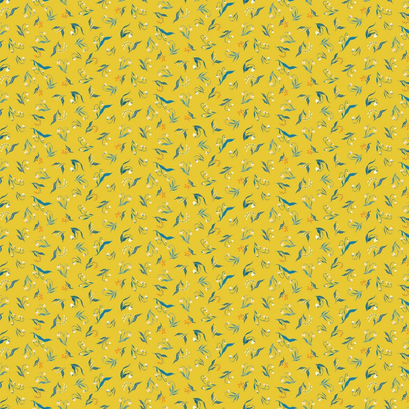 Alpine Bliss - Floral in Yellow - Jill Labieniec - FIGO