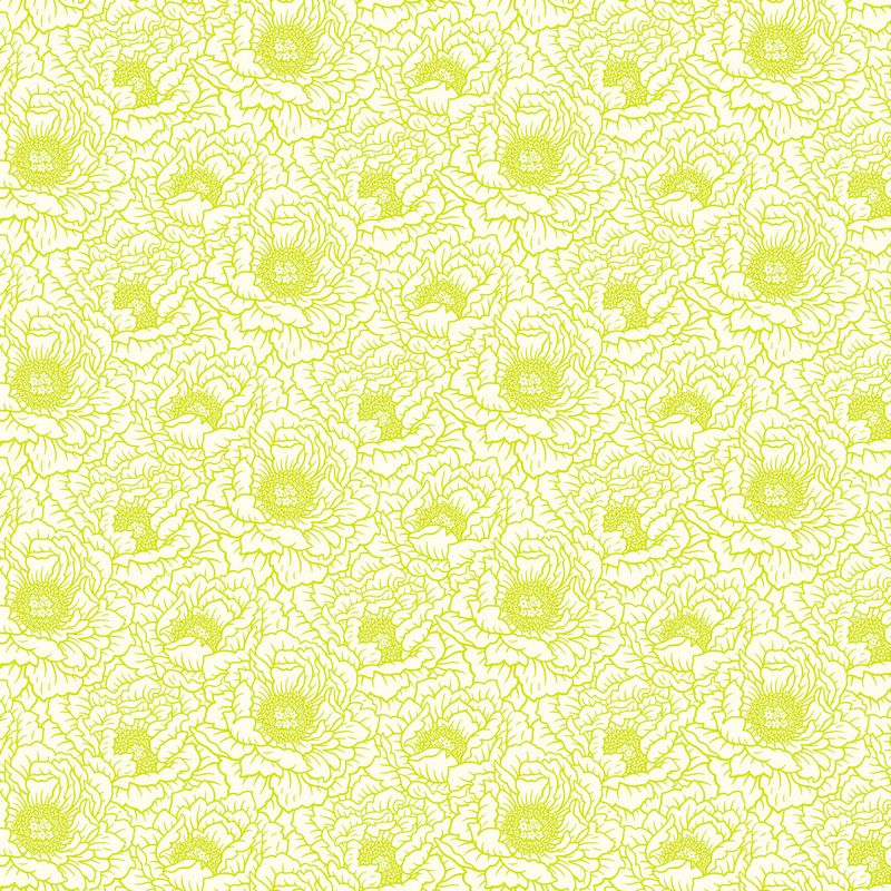 Full Bloom - Peony in Cream - Heather Bailey - FIGO (Northcott)