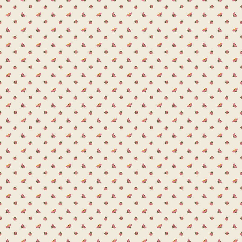 Joyful June - Ladybugs in Cream - Sarah Hearts - FIGO