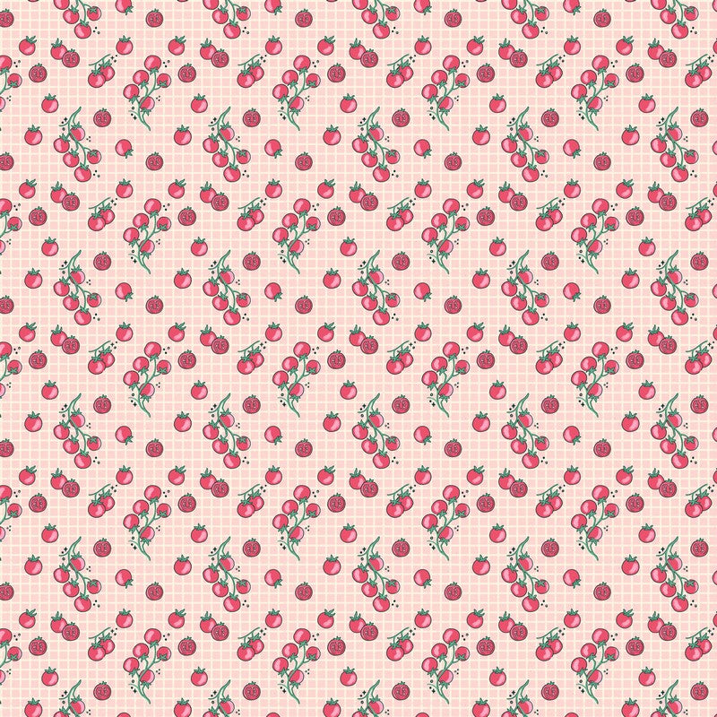 Oven Fresh - Tomato in Pink - Eve Anderson - FIGO (Northcott)