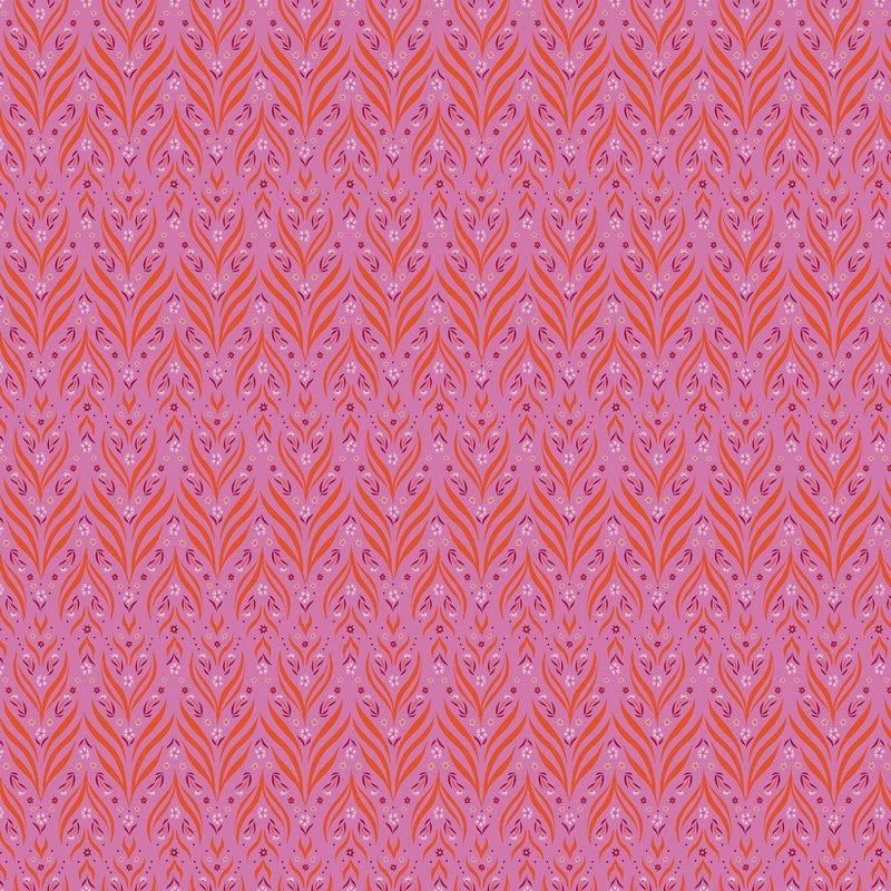 Camouflage - Tiger Fern in Lilac - Kathy Doughty - FIGO (Northcott) (Pre-order: Apr 2026)