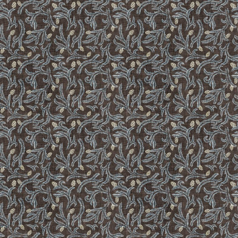 Snowdrift - Pinecones in Brown - Esther Fallon Lou - FIGO (Northcott) (Pre-order: Sept 2026)