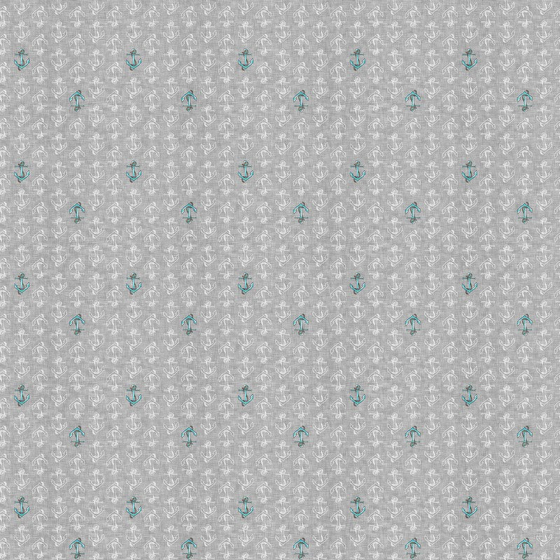 Sea of Wonder - Anchors in Grey - Esther Fallon Lou - FIGO (Northcott) (Pre-order: Dec 2026)