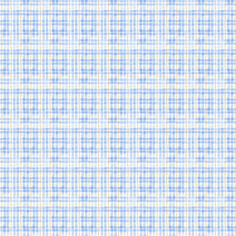 Sun Patch - Plaid in Blue - FIGO Studio (Northcott) (Pre-order: Jan 2027)