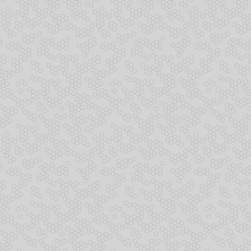 Dewfall - Hexies in Grey Pigment - Ghazal Razavi - FIGO (Northcott)