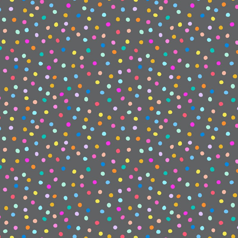 Dewfall - Pompoms in Grey Multi - Ghazal Razavi - FIGO (Northcott)