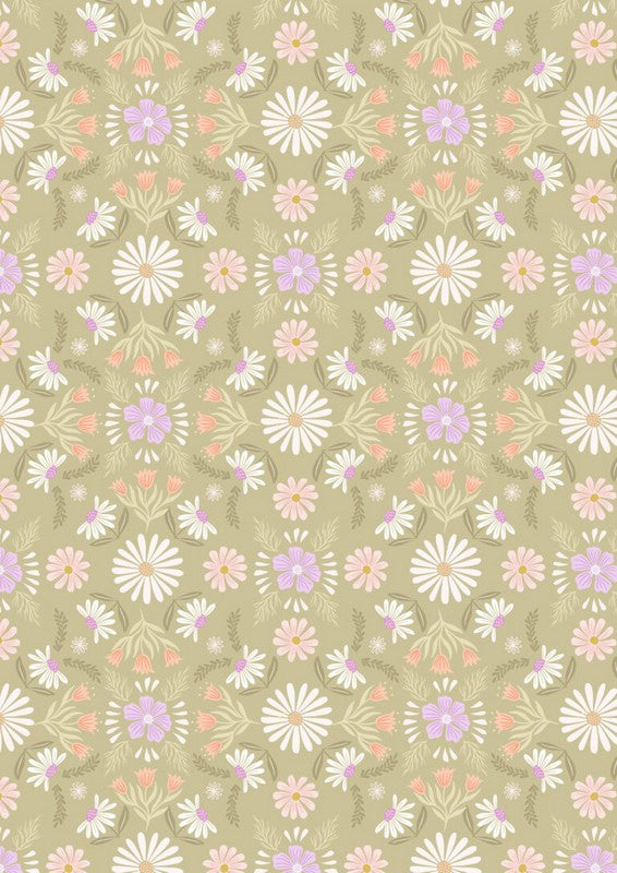 Honey Sweet - Flowers in Soft Green - Lewis & Irene