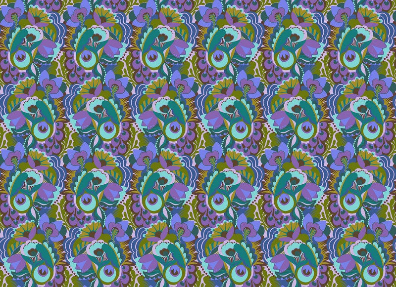 Shooting Star - Unfurl in Storm - Anna Maria Textiles (Northcott)