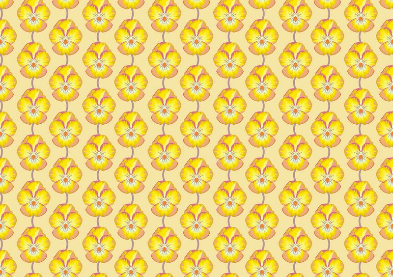 Iconic - Pansy in Muted - Anna Maria Textiles (Northcott)