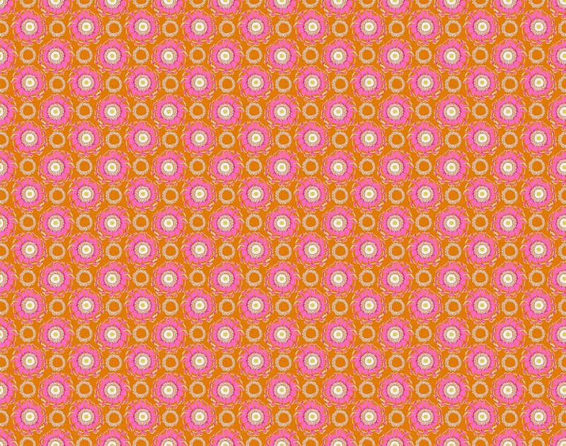 Jumpstart - Whirling in Toast - Anna Maria Textiles (Northcott)