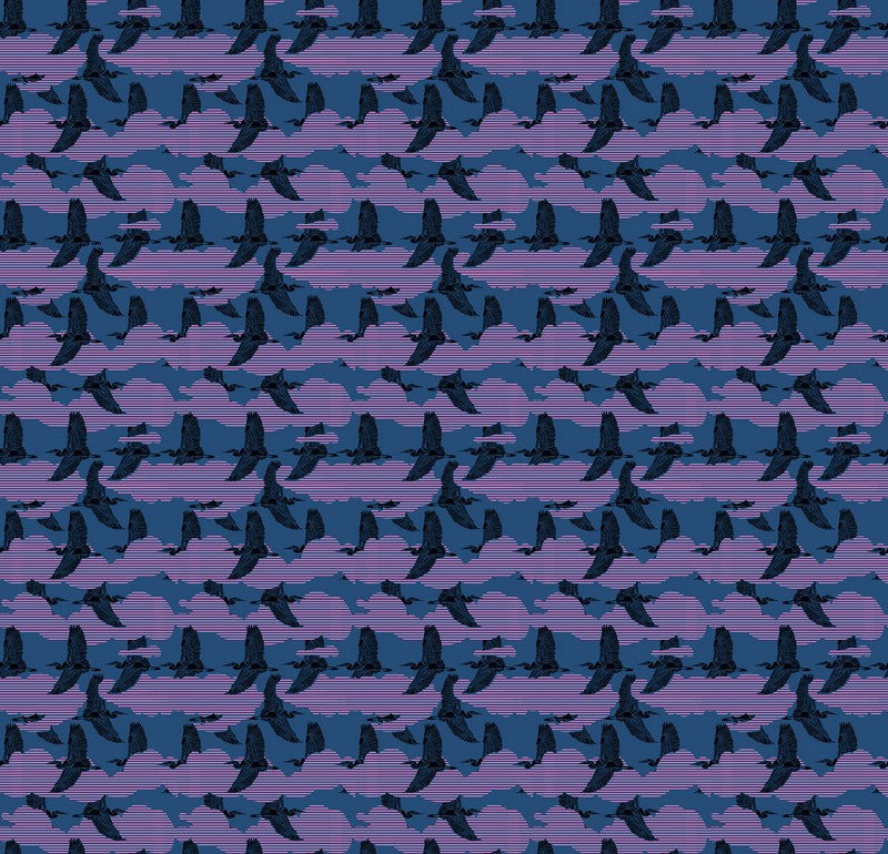 Mosaic Menagerie - Sedge in Ink - Anna Maria Textiles (Northcott) (Pre-order: Dec 2026)