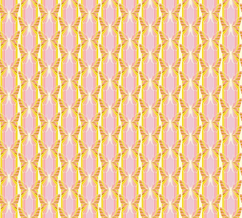 Mosaic Menagerie - Hidden in Sunset - Anna Maria Textiles (Northcott) (Pre-order: Dec 2026)
