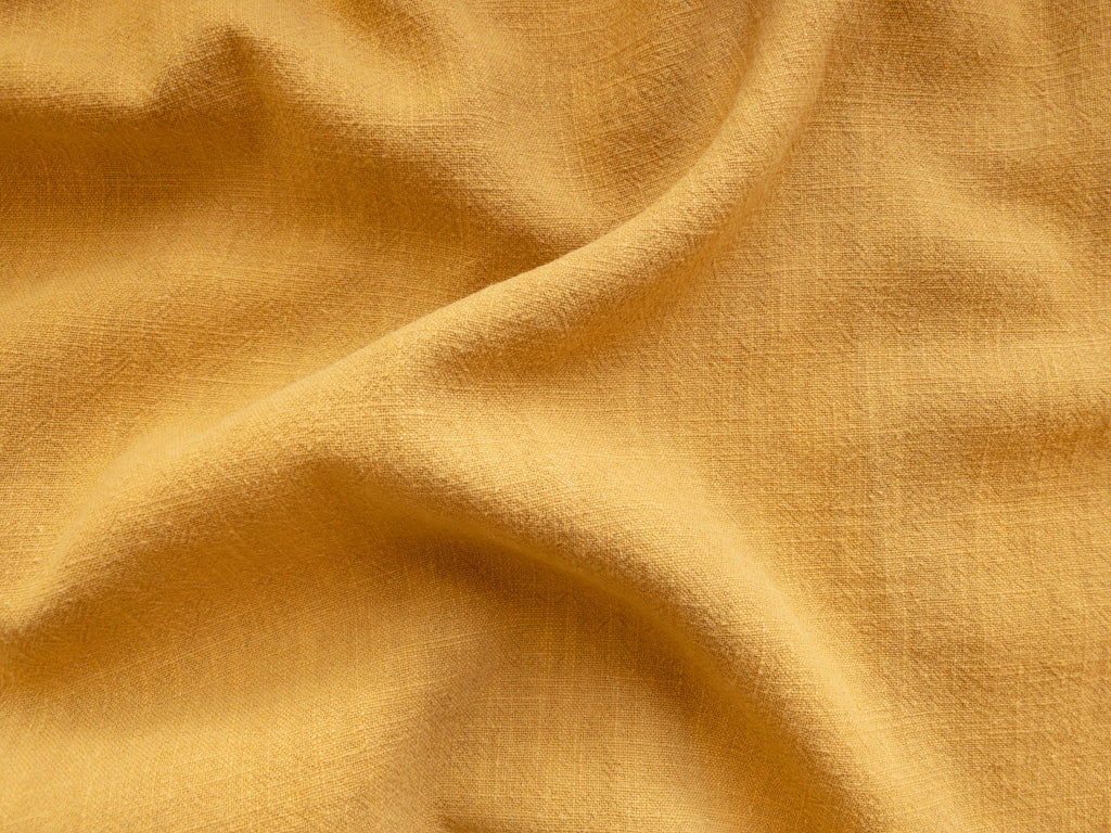 Ramie Stonewashed (54") - Mustard - Telio