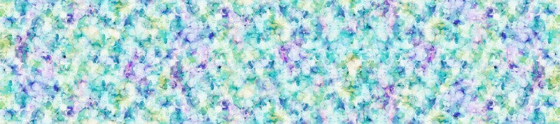 Infatuation 108" Wide Back - Ink Drops in Aqua Multi - Deborah Edwards & Melanie Samra - Northcott (Pre-order: Jan 2026)