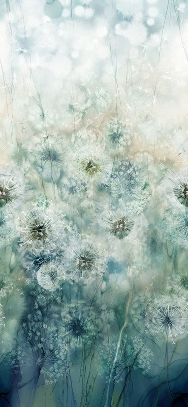 Whisper 108" Wide Back - Dandelion Ombre in Mist - Deborah Edwards & Melanie Samra - Northcott (Pre-order: April 2026)