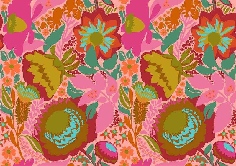 Jumpstart 108" Wide Back - Shadows in Bouquet - Anna Maria Textiles (Northcott)