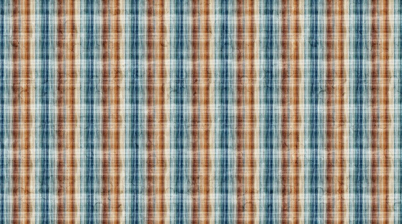 Fox Den - Plaid in Beige Multi - Deborah Edwards & Melanie Samra - Northcott