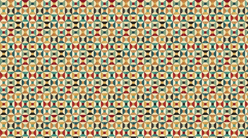 Stitchin' - Bobbin Quilt in Beige - Deborah Edwards - Northcott (Pre-order: Dec 2025)