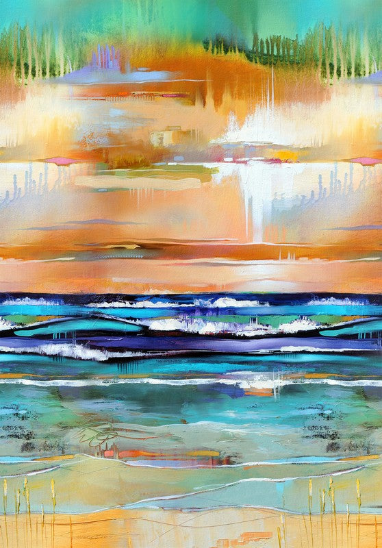 Lotus - Texture Ombre in Dark Blue Multi - Tim Parker - Northcott