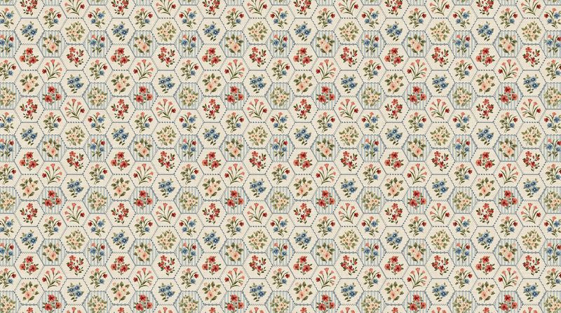 Farmhouse Sampler - Sampler in Cream - Deborah Edwards - Northcott (Pre-order: Mar 2026)