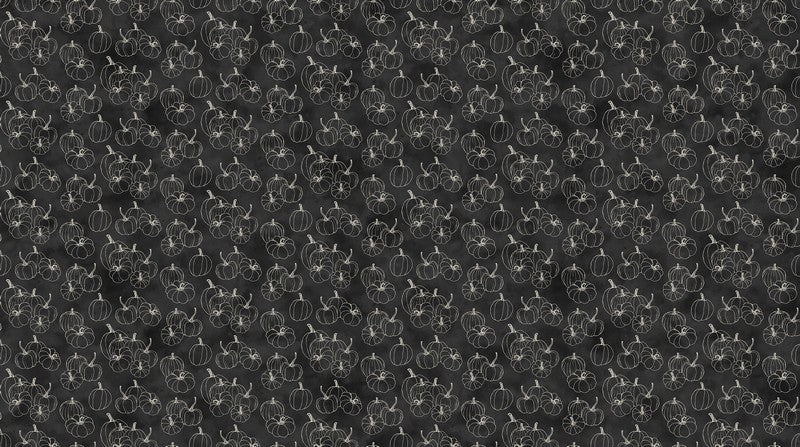 Night Owl - Pumpkin Blender in Charcoal - Deborah Edwards - Northcott (Pre-order: June 2026)