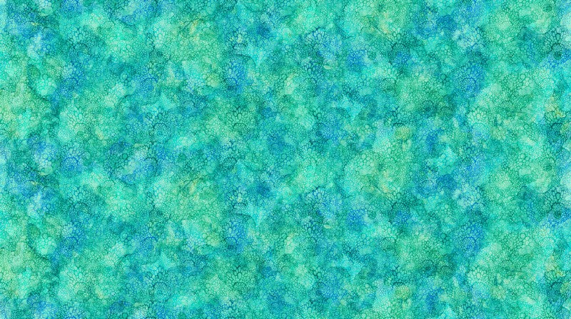 Coral Reef - Coral Texture in Aqua - Deborah Edwards & Melanie Samra - Northcott (Pre-order: May 2026) - Dinkydoo Fabrics