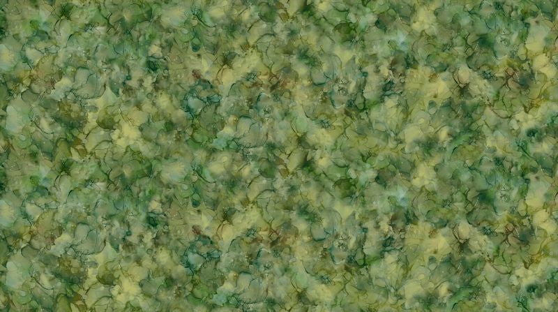 Nature's Spirits - Texture in Medium Green - Deborah Edwards & Melanie Samra - Northcott (Pre-order: Jul 2027)