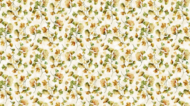 Ginkgo - Large Gingko in Beige - Deborah Edwards & Melanie Samra - Northcott (Pre-order: Nov 2026)