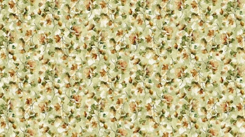 Ginkgo - Large Gingko in Light Green - Deborah Edwards & Melanie Samra - Northcott (Pre-order: Nov 2026)