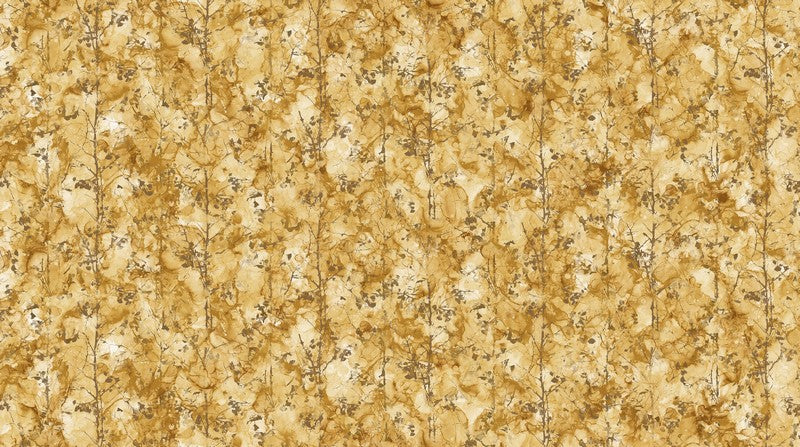 Ginkgo - Forest Floor in Ochre - Deborah Edwards & Melanie Samra - Northcott (Pre-order: Nov 2026)