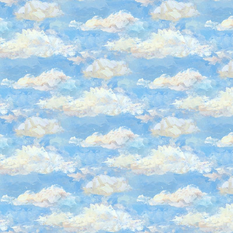 Regatta - Clouds in Light Blue - Iosif Derecichei - Northcott (Pre-order: Apr 2027)